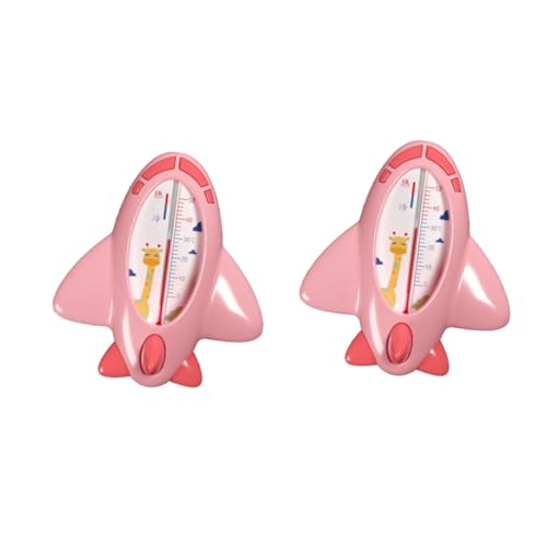 YARNOW Termómetro para Baño de Ñiño 2 Piezas Rosa Forma Adorable Medidor de Temperatura del Agua para Bañeras y Juguetes Seguros