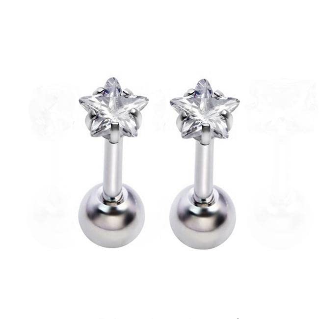 See full amazon price history chart for CALANDIS® Pair Steel Barbell Zircon Cartilage Helix Tragus Lip Earring Stud 1.0mm CALANDIS® Pair Steel Barbell Zircon Cartilage Helix Tragus Lip Earring Stud 1.0mm (B09ZTX6BHT) Amazon Price History, Amazon Price Tracker