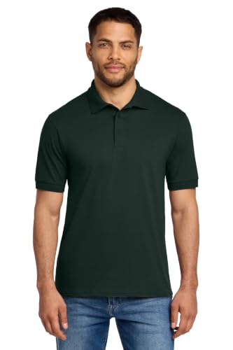 Port & Co Core Blend Jersey Knit Polo KP55, Dark Green, 3X-Large