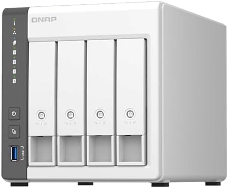QNAP TS-433A3 4GB 2TBHDD 4x3.5 SATA Desteği RAID(0) NAS Depolama Ünitesi - Görsel 2