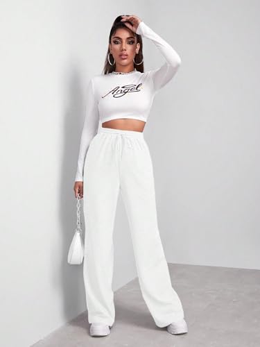 Image of dockstreet Women's /Unisex ONESOPEN Bottom Drawstring Pure Cotton Stretchable Baggy Jogger Pants