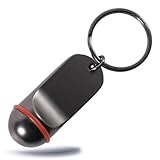 Kerafactum kleiner klassischer Hotelschlüsselanhänger in Premiumqualität eleganter Anhänger für Autoschlüssel Hotelschlüssel Gartenhaus Hotel Schlüssel Schlüsselbund mit Gummiring 1 Stück ungraviert