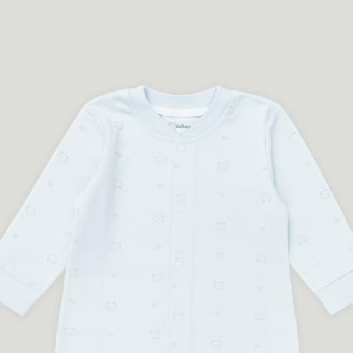Image of Kidbea Soft Cotton Unisex Baby Onesie Romper | Cute & Multiple Prints Full Sleeve Sleepsuit for Infant | Comfortable Trendy Bodysuit
