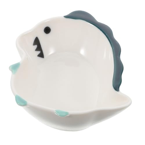 AUTSUPPL Dinosaur Theme Mini Sauce Bowl Ceramic Dipping Sauce Dish for Snack Charcuterie Board Accessory Boys and Girls Friendly Reusable