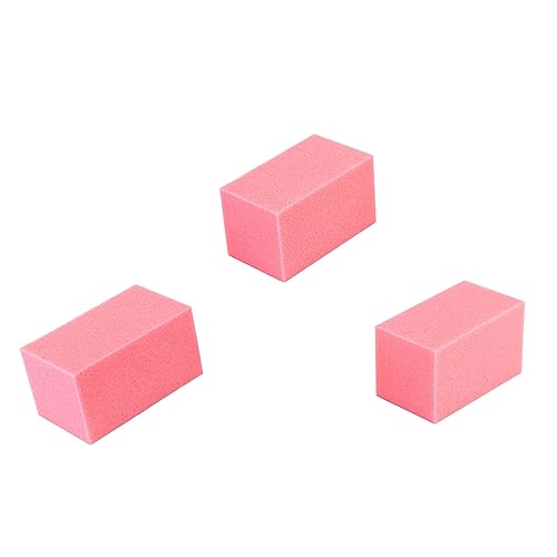 CanDo Hand Therapy Blocks - Pink (Soft) Pack of 3 - Grip Strengthening Foam Hand Exercise Tools for Physical Therapy Arthritis Carpal Tunnel Stress Relief Anxiety