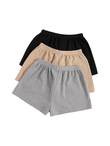 Image of SOLY HUX Women's Summer Shorts 3 Packs Casual Comfy Shorts Sets