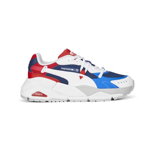 PUMA Womens BMW MMS TRC Mira Tech Lace Up Sneakers Shoes Casual - White - Size 6.5 M