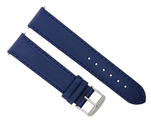 Image of ADAMO 22mm Croco Design Genuine Leather Watch Strap for Men & Boys | Ultra Slim 3mm Thickness Compatible with Tita-n Edge & Similar Watches | Formal & Casual Wear | Silver Buckle | Strap Only