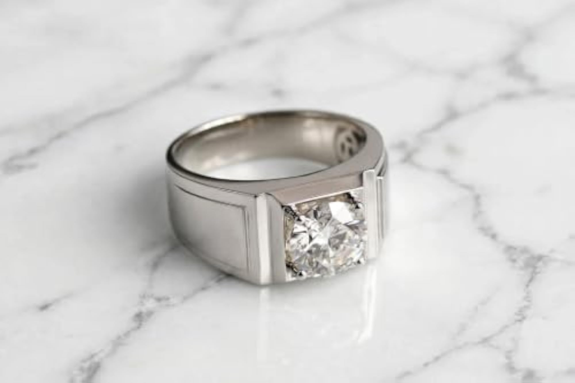 Men's Trendy Moissanite Ring Collection