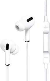 Fone de Ouvido com Fio 2ª Geração, Qualidade Premium. Compatível com Lightning, IOS. Compatível com iPhone 5, 6, 7, 8, X, 11, 12, 13 e 14.