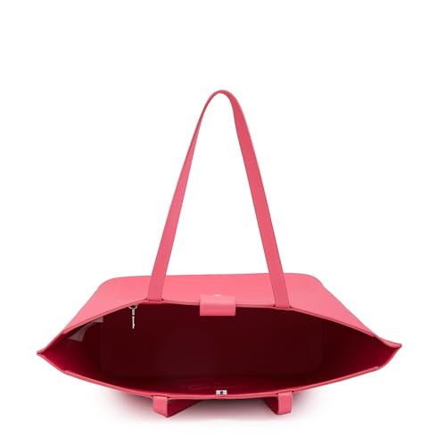 Image of Caprese Pink Cloud Tote Medium Pink Solid Women's Office Handbag