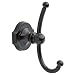 Delta Faucet Bathroom Accessories GRG35-VBR Georgian Double Towel Hook, SpotShield Venetian Bronze