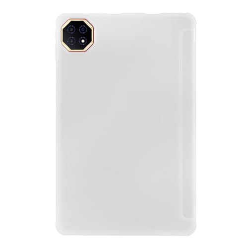 Funda Teclast T60 12.0 2025 de color blanco con protector de pantalla de vidrio templado integrado 5