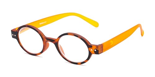 Readers.com Reading Glasses: The Flamingo, Acetate round Style for Men and Women