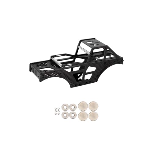 FEDCO SCX24 Monster Truck Chassis Carbon Fiber Frame SCX24 LCG Chassis for Axial SCX24 Upgrade Parts...