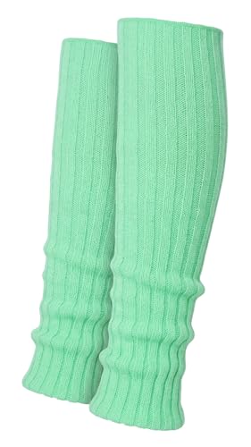 Image of Women's Cable Knit Leg Warmers - Ribbed Knee High Boot Socks for Winter, Layering & Dance Warmups