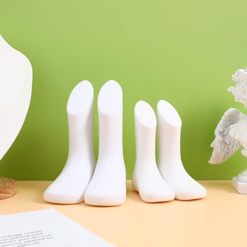 Lurrose 186X22BJ17RFAX Fake Feet Model 4 Pcs Baby Feet Mannequin Kids Foot Model Tools Foot Sock Display Mold Foot Model Stand thumb #6