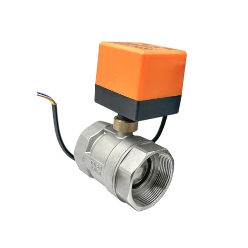 Vanne à bille électrique 2 pouces inox 304 commande 2 voies 24VDC 3 fils CR02 - 2