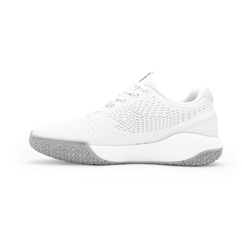Image of Red Tape Men's Sneakers White Grey KPU Round Lace-Up Flexible Support