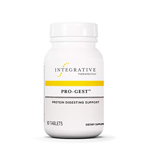 Integrative Therapeutics - Pro-Gest - Protein Digesting Support - Contains Betaine, Amylase, Lipase + Other Enzymes That Support Carbs/Fats Digestion - 90 Tablets Integrative Therapeutics - Pro-Gest - Protein Digesting Support - Contains Betaine, Amylase, Lipase + Other Enzymes That Support Carbs/Fats Digestion - 90 Tablets