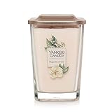Yankee Candle Company Elevation Collection with Platform Lid Large | 2-Wick Magnolia & Lily