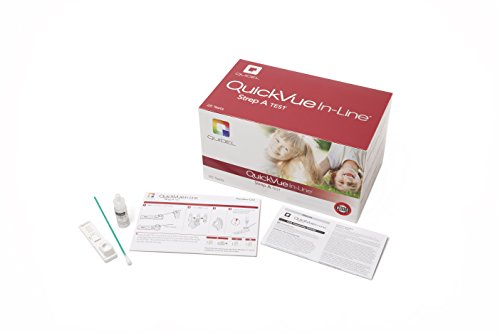 QuickVue 00343 Inline Strep A test pour éviter les doutes sur l'angine lot de 25 - 2