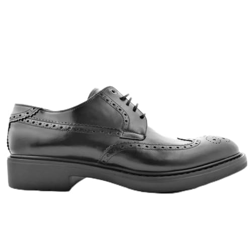 Zapatos de hombre Blucher Luis Gonzalo 1966 negros 7434H para vestir en talla 44 1