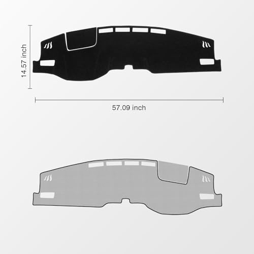 Alfombrilla de salpicadero para Toyota Venza 2021-2024 protectora 2