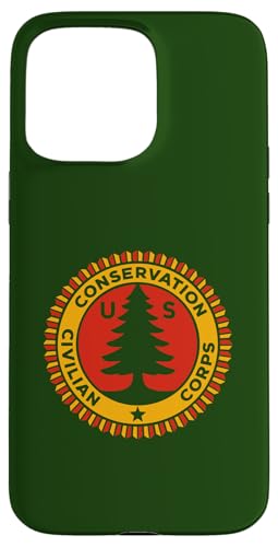 Vintage Civilian Conservation Corps Retro CCC Logo X}zP[X iPhone 15 Pro Max p