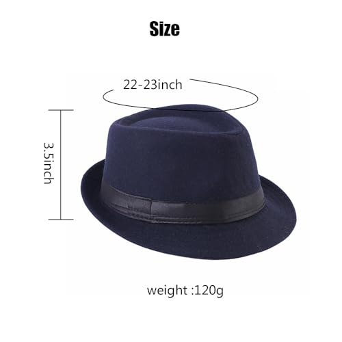 Upstore Trilby Fedora Manhattan Gatsby in Feltro