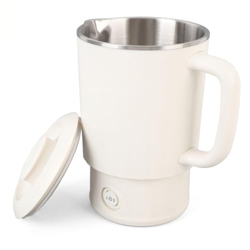 Hervidor eléctrico portátil GOWENIC 600ML acero inoxidable miniatura 1
