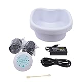 Liffshsy Portable Ionic Detox Foot Bath Machine, Foot Detox Spa Ion Cleanse Chi Machine for Home Use Beauty Club Salon, Regain Health & Vitality Ionic Foot Spa with Tub