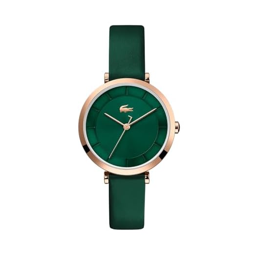 Lacoste Reloj Analógico de Cuarzo para mujer con Correa en piel Verde - 2001138