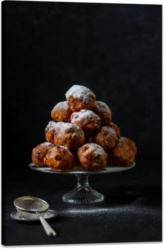 Canvas Wall Art for Living Room A stack traditional oliebollen