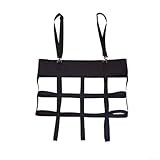 Besttoolifes Verstellbarer Ventilator-Halter für Pferdestall, kompatibel mit stabiler Scheunen-Wohnmobil-Belüftung, hängende Lüftertasche für Pferdeanlagen, Luftzirkulation