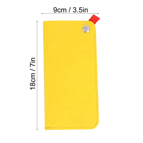 Healvian 10Pcs Portáteis Óculos de Feltro Os Óculos de Feltro Bolsa de Óculos de Capa Macia para Ócu