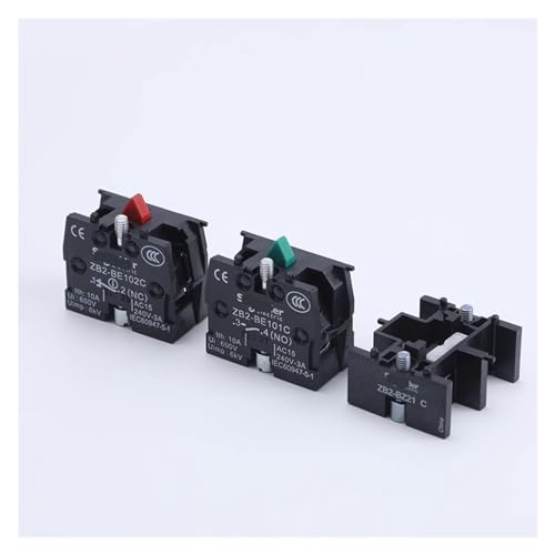 Module ZB2BE101C normalement ouvert et contact ZB2BE102C fermé