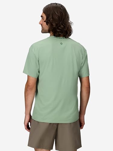 Image of MARMOT Men's Air Exchange UPF 50 Short Sleeve Crew Neck Shirt - Breathable, Moisture Wicking