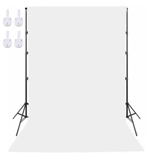 2x3m fotohintergrund Weiss, Photo Background Hintergrund für Webcam fotohintergrund weiß weißer Hintergrund Fotografie