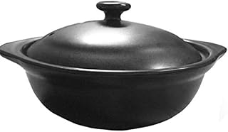 Terracotta Casserole Pot Ceramic Casserole Clay Pot Clay Cooking Pot Fast Heat Conduction, Non-Stick Pan 0.66l