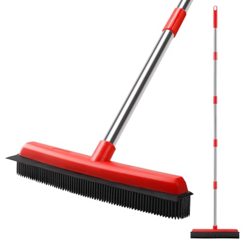 Mitclear Rubber Broom with Squeegee