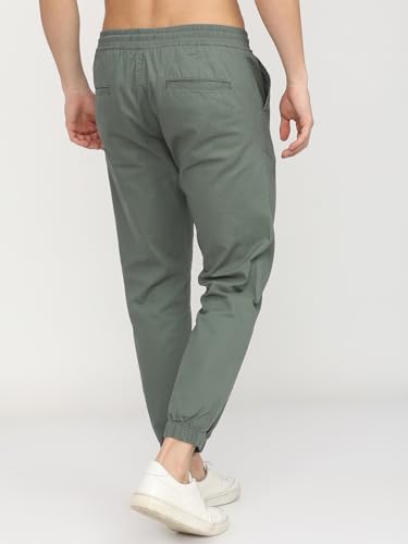 Image of Highlander Men's Cargo Jogger Trousers | Perfect for Casual Outings,Travel & Work Wear with Utility Pockets