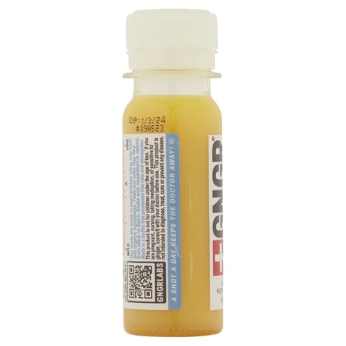 GNGR Vitamin D Shot – Tropical Flavor, Cold-pressed ginger shot with pineapple, passion fruit, orange, turmeric. (Pack of 12) - Thumbnail 5