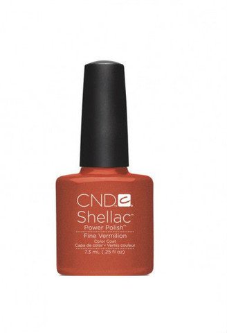 CND Shellac Bellas Vermillion