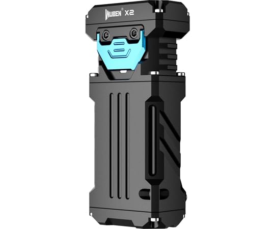 Uben X2-BK Aluminum Cast High Brightness Pocket Light, Black