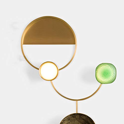 Applique murale en cuivre de luxe scandinave design épuré pour salon - 5