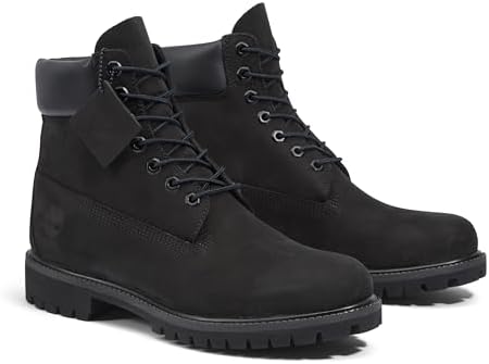Timberland Men's 6" Premium Waterproof Boot Fashion, Black Smooth, 7 Wide | Image 5