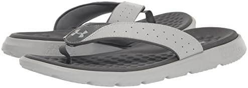 Under Armour Men's Ignite Pro Flip Flop, (102) Mod Gray / Pitch Gray / Mod Gray, 8, US | Image 6