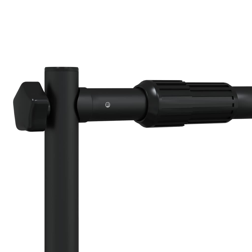 Treppiede per sfondo per studio fotografico, sistema di sfondo regolabile in acciaio, borsa per il trasporto, portata fino a 8 kg, treppiede fotografico nero
