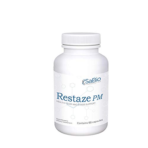 image for SaBio Therapeutics Restaze PM Natural Sleep Aid for Adults - Insomnia 